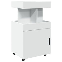 Carrello Bar Bianco 50x41x89 cm in Legno Multistrato 848262