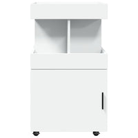 Carrello Bar Bianco 50x41x89 cm in Legno Multistrato 848262