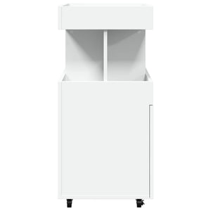 Carrello Bar Bianco 50x41x89 cm in Legno Multistrato 848262