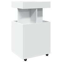 Carrello Bar Bianco 50x41x89 cm in Legno Multistrato 848262
