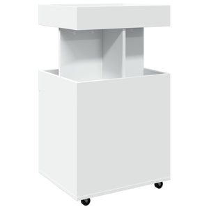 Carrello Bar Bianco 50x41x89 cm in Legno Multistrato 848262
