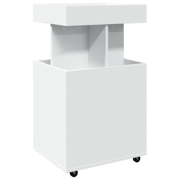 Carrello Bar Bianco 50x41x89 cm in Legno Multistrato 848262