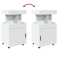 Carrello Bar Bianco 50x41x89 cm in Legno Multistrato 848262