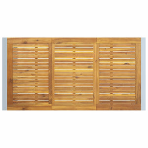 Set da Pranzo da Giardino 7 Pezzi in Legno Massello di Acacia e Metallo 3284370