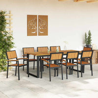 Sedia da Giardino 8 pcs Marrone 56 x 57 x 87cm 3284394