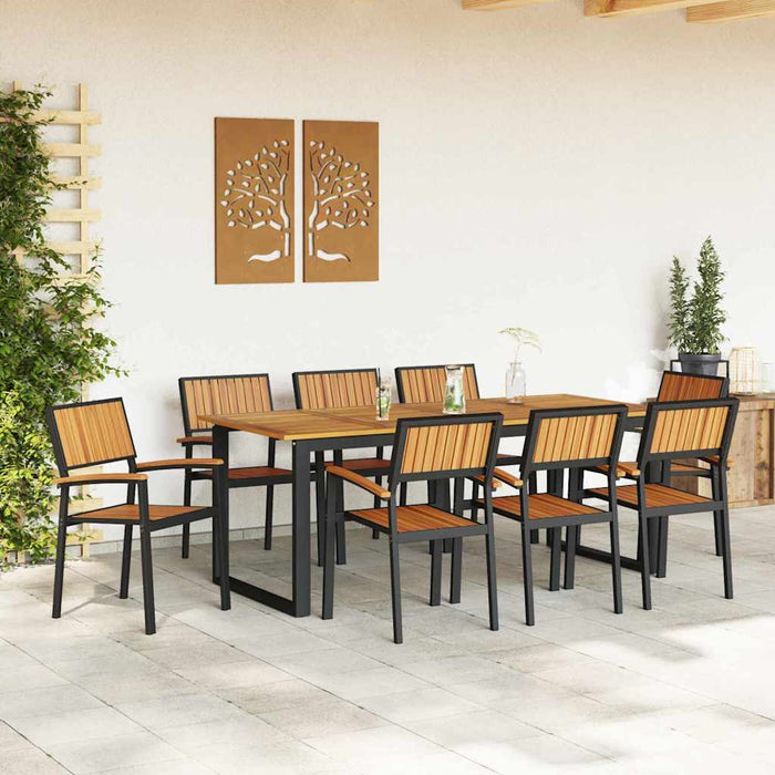 Sedia da Giardino 8 pcs Marrone 56 x 57 x 87cm 3284394