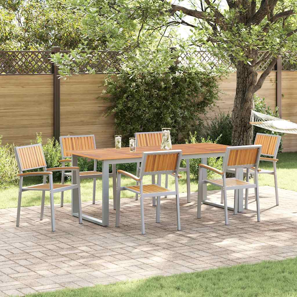 Sedia da Giardino 6 pcs Marrone 56 x 57 x 87cm 3284395