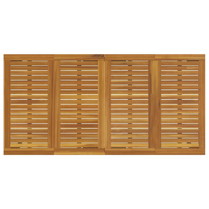 Set da Pranzo per Giardino 5 pcs Nero e marrone 3284417