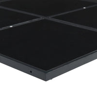 Set da Pranzo da Giardino 9 pz con Cuscini Nero in Textilene 3295078
