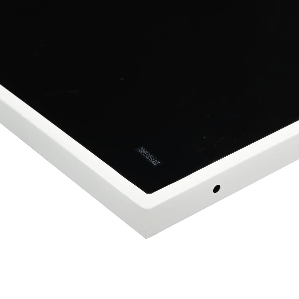 Set da Pranzo da Giardino 11 pz con Cuscini Bianco in Textilene 3295094