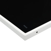 Set da Pranzo da Giardino 11 pz con Cuscini Bianco in Textilene 3295094