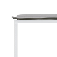 vidaXL Set da Pranzo da Giardino 15 pz con Cuscini Bianco in Textilene