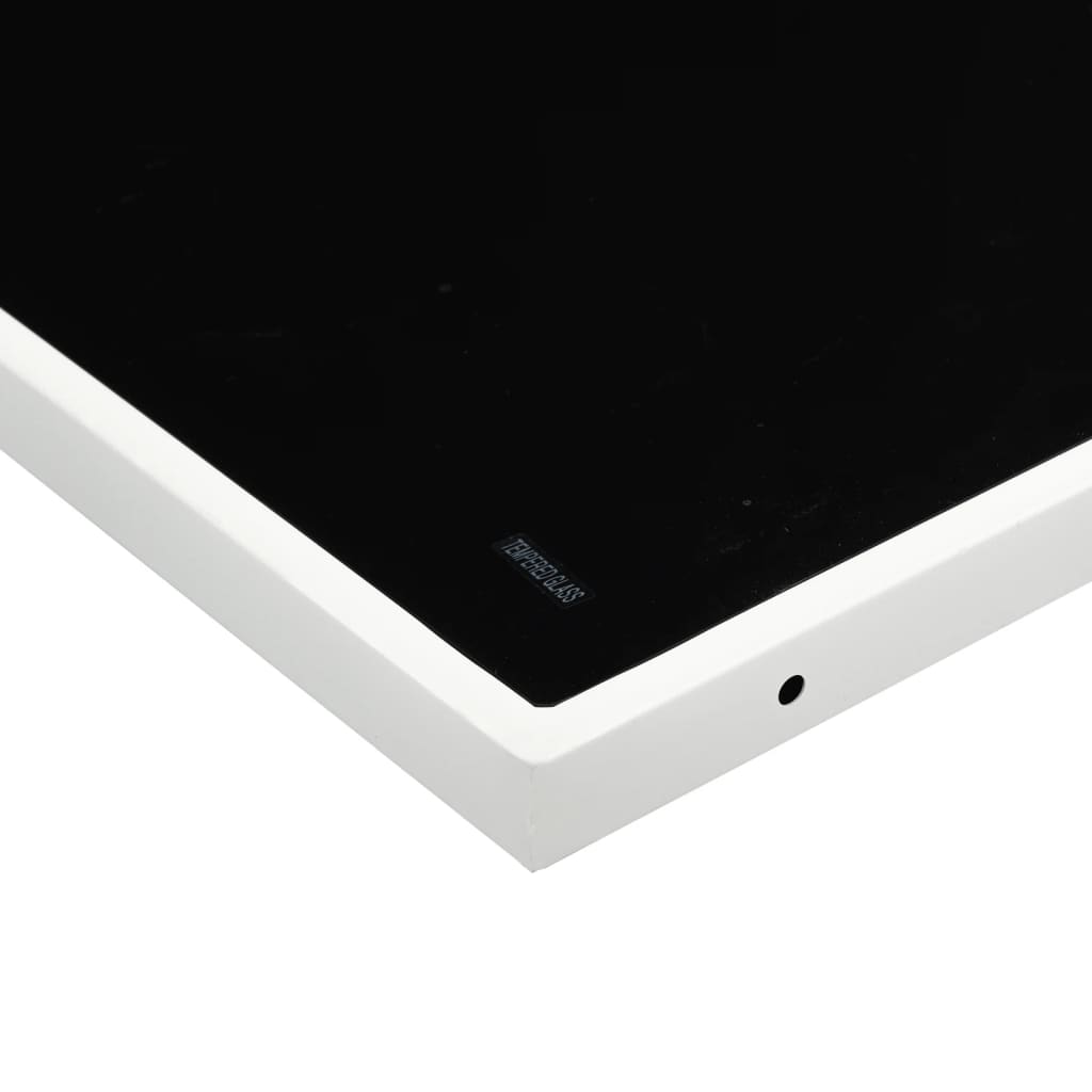 Set da Pranzo da Giardino 9 pz con Cuscini Bianco in Textilene 3295108