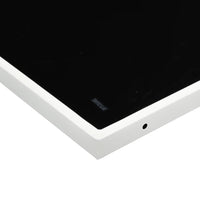 Set da Pranzo da Giardino 9 pz con Cuscini Bianco in Textilene 3295108