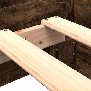 Giroletto senza Materasso Rovere Fumo 100x200 cm in Truciolato 849576