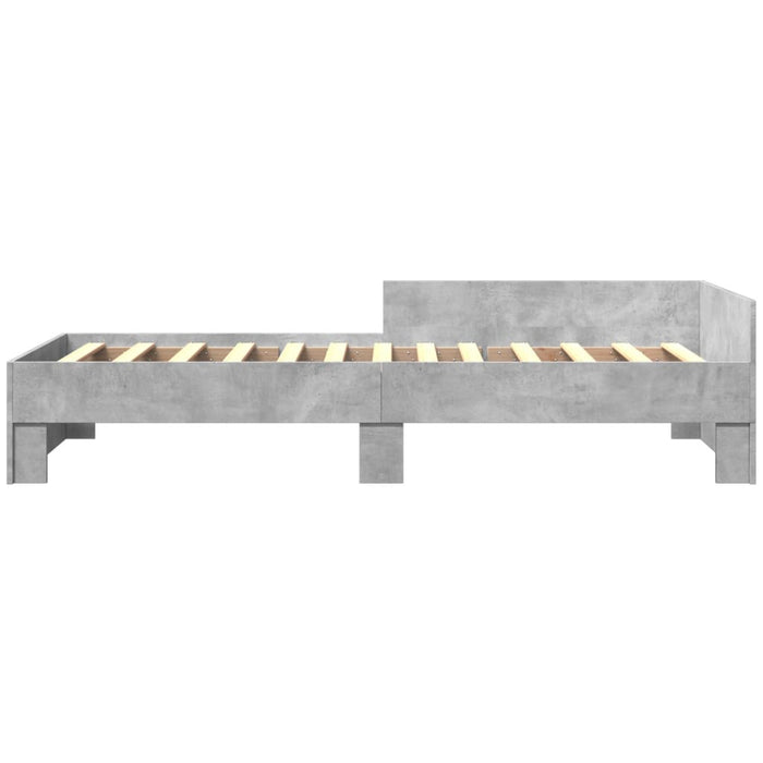 Giroletto Grigio Cemento 90x200 cm in Legno Multistrato