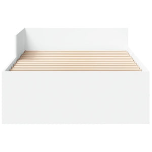 vidaXL Giroletto Bianco 90x190 cm in Legno Multistrato
