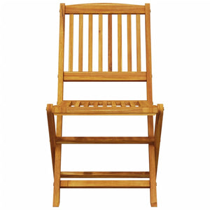 Set Bistrò Pieghevole 3pz in Legno Massello di Acacia 3295251