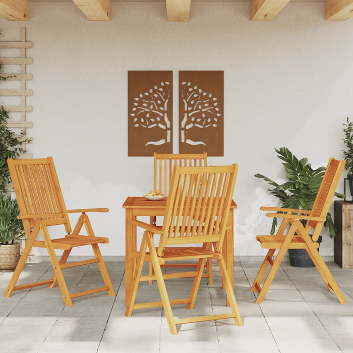 Set da Pranzo per Giardino 5 pz in Legno Massello di Acacia 3295261