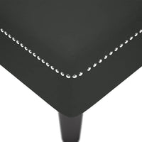 vidaXL Sdraio con Cuscino e Bracciolo Destro in Velluto Nero