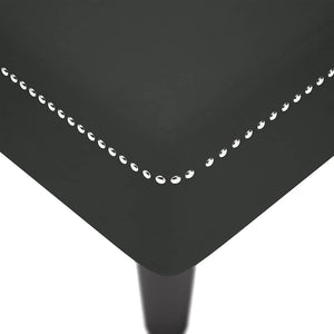 vidaXL Sdraio con Cuscino e Bracciolo Destro in Velluto Nero