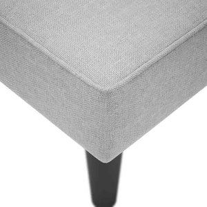 vidaXL Sdraio con Bracciolo Destro in Tessuto Grigio Nuvola