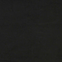 Sdraio con Cuscino e Bracciolo Destro in Velluto Nero 4009812