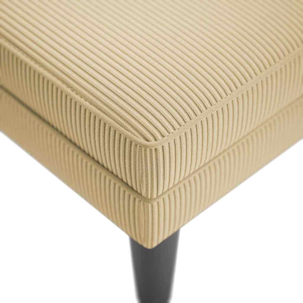 vidaXL Sdraio con Cuscino Destro Velluto a Coste Grigio Verde Chiaro