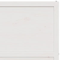 Porta del Granaio Bianca 80x208 cm in Legno Massello di Pino 850636