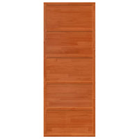 Porta del Granaio Marrone 80x208 cm in Legno Massello di Pino 850637