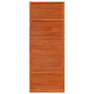 Porta del Granaio Marrone 80x208 cm in Legno Massello di Pino 850637