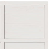 Porta del Granaio Bianca 100x208 cm in Legno Massello di Pino 850639