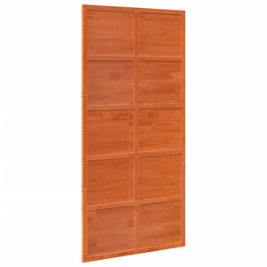 vidaXL Porta del Granaio Marrone 100x208 cm in Legno Massello di Pino