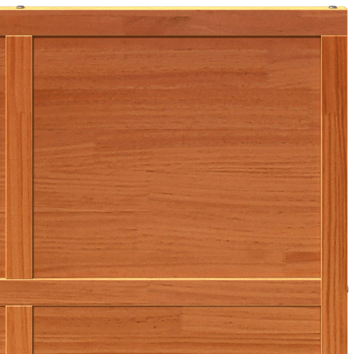 Porta del Granaio Marrone 100x208 cm in Legno Massello di Pino 850640