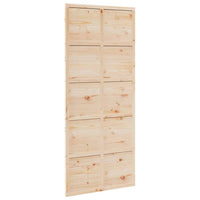Porta per Granaio 90x208 cm in Legno Massello di Pino 850641