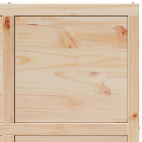 Porta per Granaio 90x208 cm in Legno Massello di Pino 850641