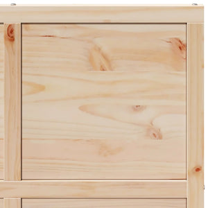 Porta per Granaio 90x208 cm in Legno Massello di Pino 850641