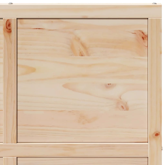 Porta per Granaio 90x208 cm in Legno Massello di Pino 850641