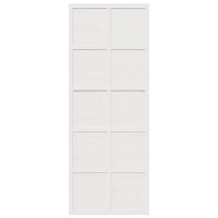 Porta del Granaio Bianca 80x208 cm in Legno Massello di Pino