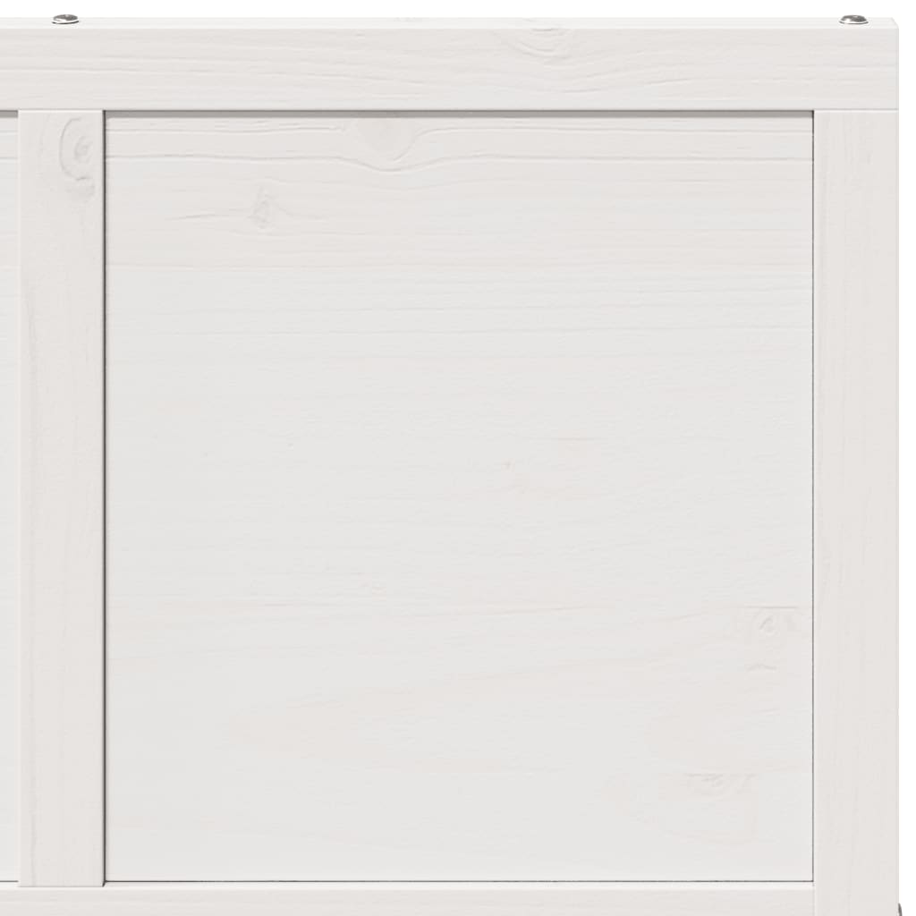 Porta del Granaio Bianca 80x208 cm in Legno Massello di Pino 850645