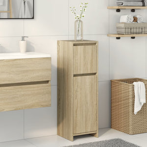 Mobile da Bagno Rovere Sonoma 30x30x95 cm in Legno Multistrato 849607
