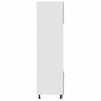 Mobile per Microonde “Lyon” Rovere Sonoma 60x57x207 cm 849627