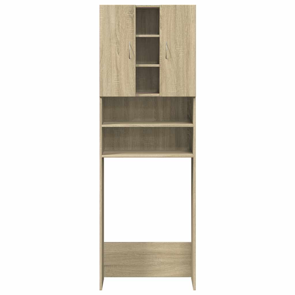 Mobile per Lavatrice Rovere Sonoma 64x25,5x190 cm 849652