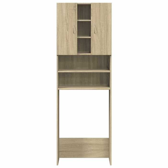 Mobile per Lavatrice Rovere Sonoma 64x25,5x190 cm 849652