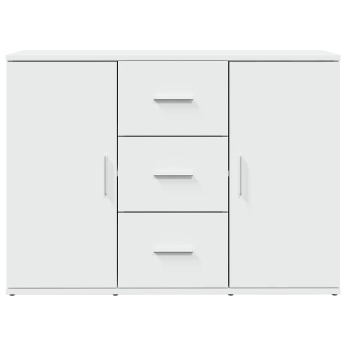 Credenza Bianca 90,5x29,5x65 cm in Truciolato 849873