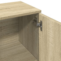 Credenza Rovere Sonoma 90,5x29,5x65 cm in Truciolato 849876