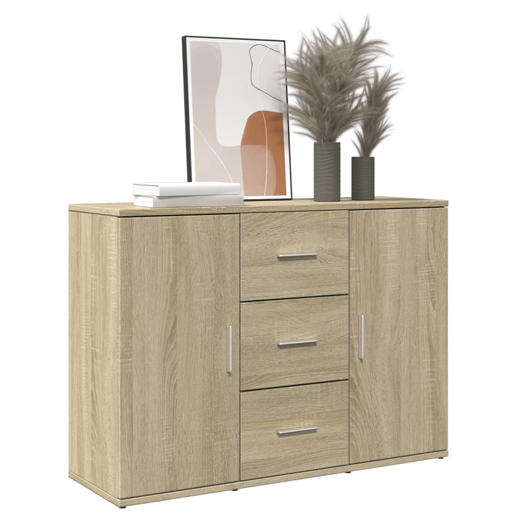 Credenza Rovere Sonoma 90,5x29,5x65 cm in Truciolato 849876