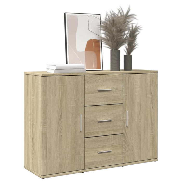Credenza Rovere Sonoma 90,5x29,5x65 cm in Truciolato 849876