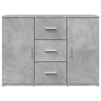 Credenza Grigio Cemento 90,5x29,5x65 cm in Truciolato 849877