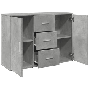 Credenza Grigio Cemento 90,5x29,5x65 cm in Truciolato 849877